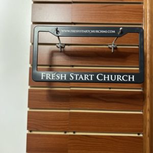 Fresh Start Church License Plate Covers